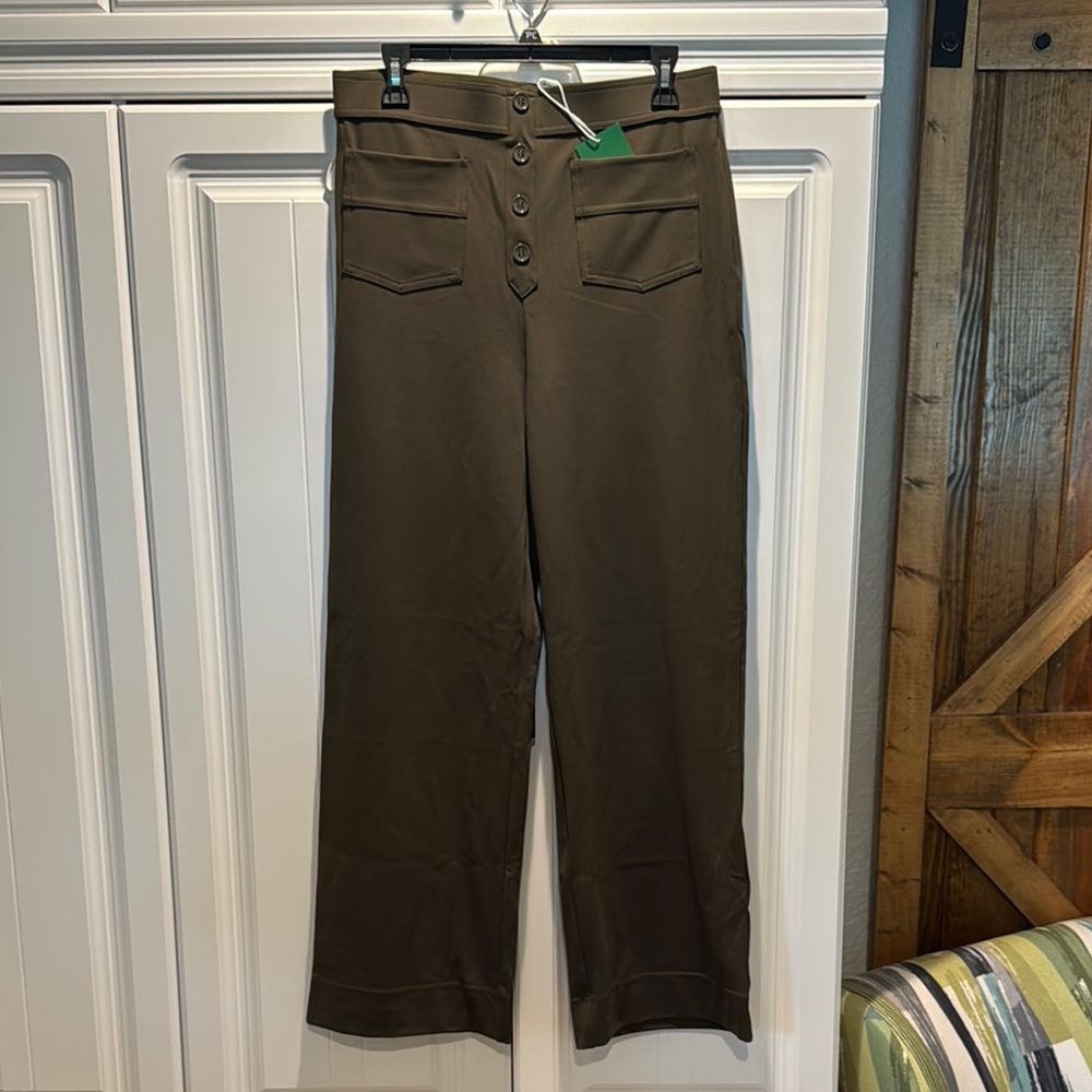 HALARA Olive Green Boot Cut Pants